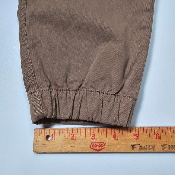Bear Bottom Men Tapered Jogger Pants LT Brown Lounge Casual Minimal Travel READ - Picture 12 of 13